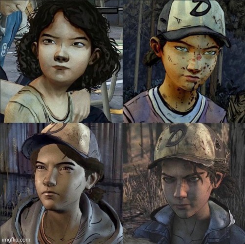 Clementine is a master of the resting bitch face. | made w/ Imgflip meme maker