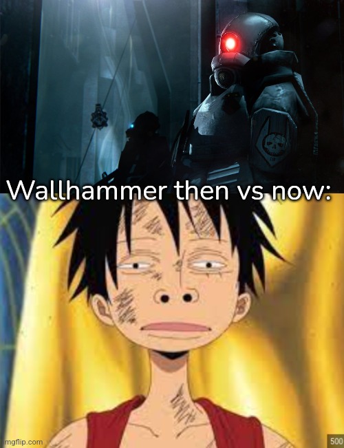 Wallhammer then vs now: | image tagged in combine elite,funny face | made w/ Imgflip meme maker