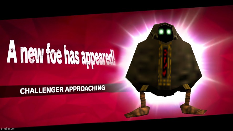 Just imagine ? | image tagged in super smash bros challenger approaching | made w/ Imgflip meme maker