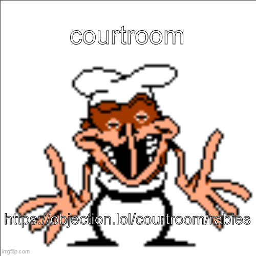 greg shrugging | courtroom; https://objection.lol/courtroom/rabies | image tagged in greg shrugging | made w/ Imgflip meme maker