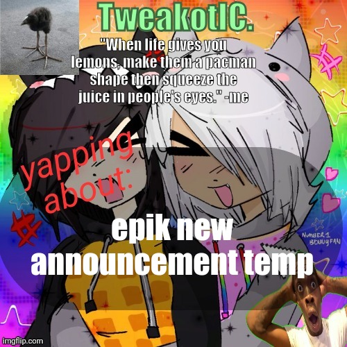 smores 14th announcement temp | epik new announcement temp | image tagged in smores 14th announcement temp | made w/ Imgflip meme maker