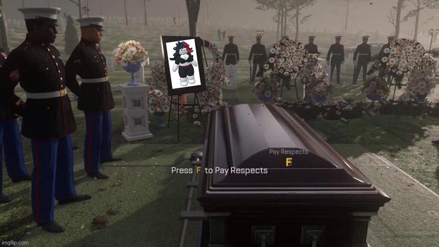 rip chrono ( chrono didnt actually die, just deleted cuz of sending plaire corn to a shared acc) | image tagged in press f to pay respects | made w/ Imgflip meme maker
