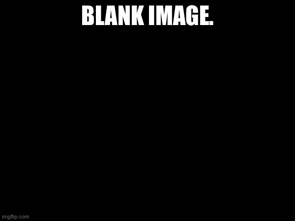 BLANK IMAGE. | made w/ Imgflip meme maker