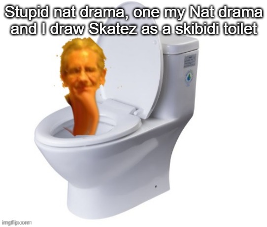Jeffrey Skibidi Toilet | Stupid nat drama, one my Nat drama and I draw Skatez as a skibidi toilet | image tagged in jeffrey skibidi toilet | made w/ Imgflip meme maker
