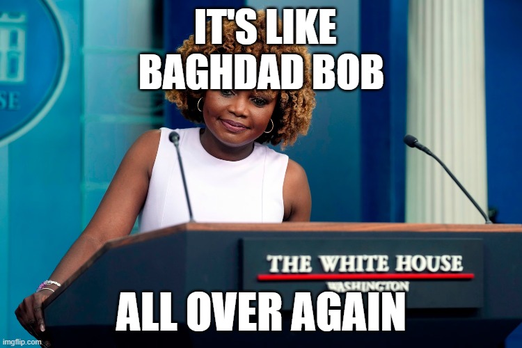 It's Like Baghdad Bob | IT'S LIKE BAGHDAD BOB; ALL OVER AGAIN | image tagged in baghdad bob | made w/ Imgflip meme maker