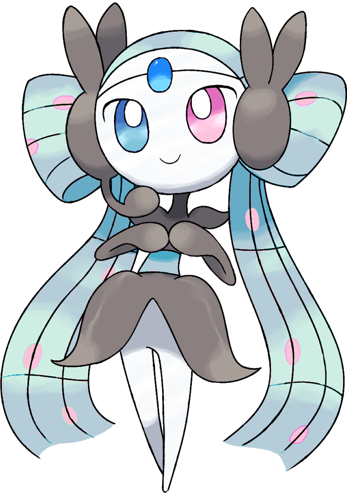 High Quality Shiny Meloetta (Idol Form) Blank Meme Template