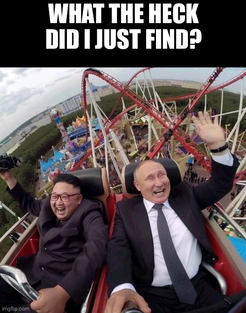 Bruh I looked in r/MovingToNorthKorea for the first time and this is the first image I see, wtf | WHAT THE HECK DID I JUST FIND? | made w/ Imgflip meme maker