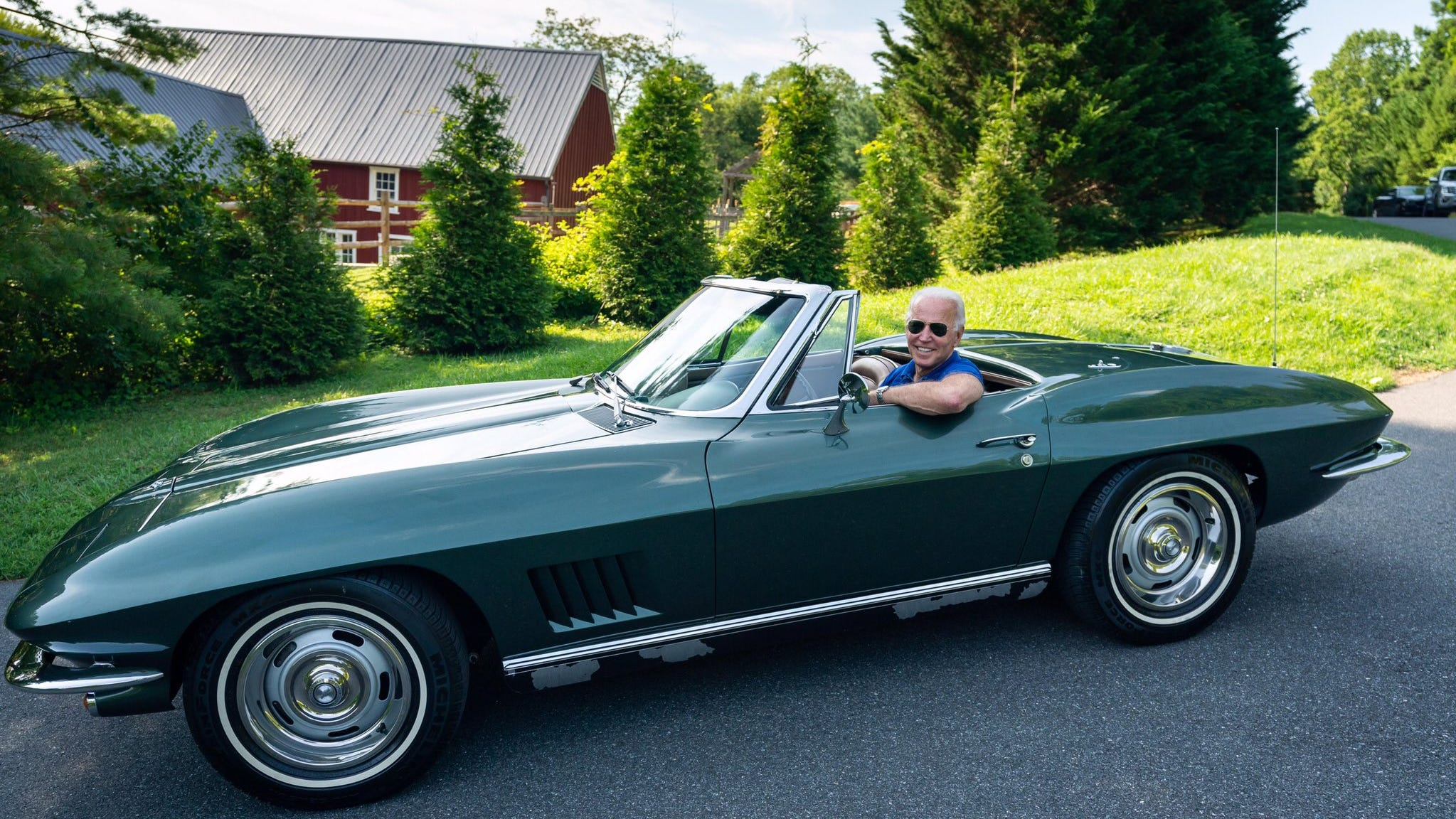 Biden Corvette Blank Meme Template