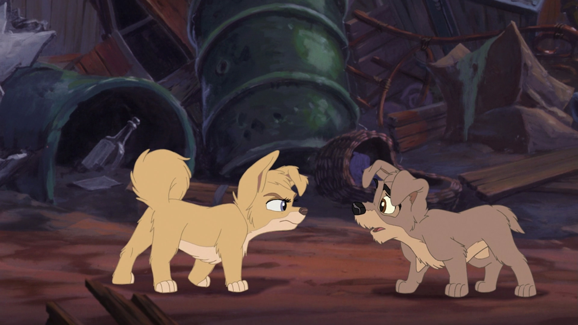 Lady And The Tramp 2 Blank Meme Template