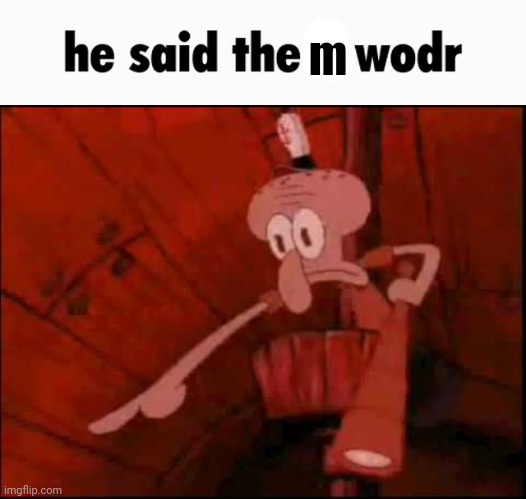 he said the n wodr | m | image tagged in he said the n wodr | made w/ Imgflip meme maker
