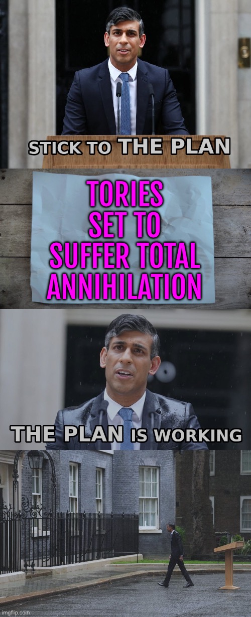 Tories Set To Suffer Total Annihilation - Imgflip