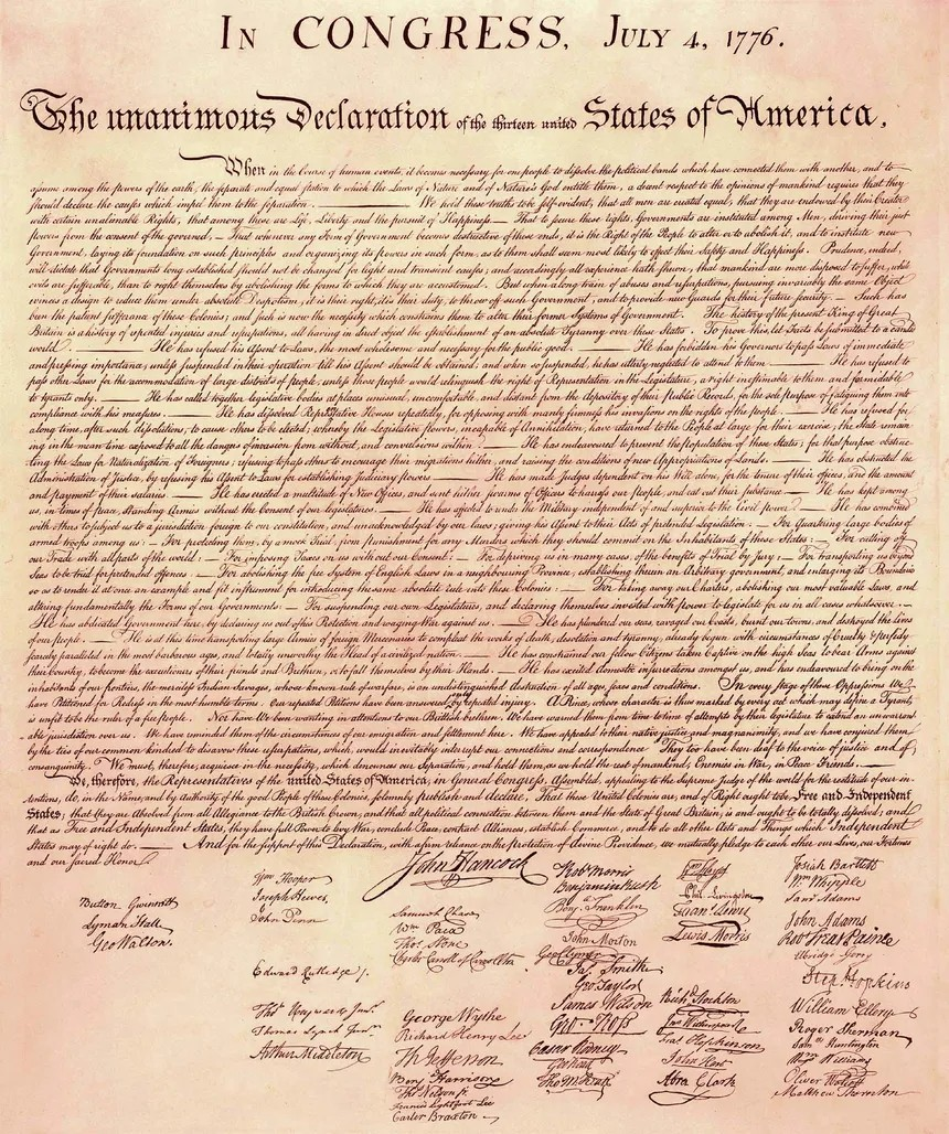 High Quality Declaration of independence Blank Meme Template