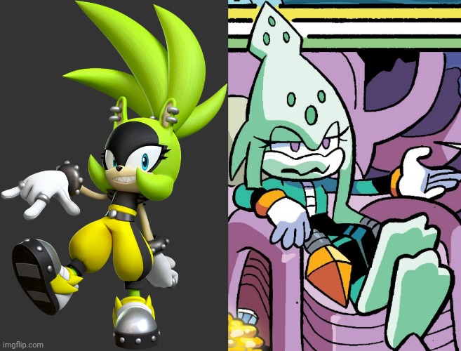 My 2 favorite sonic characters | made w/ Imgflip meme maker