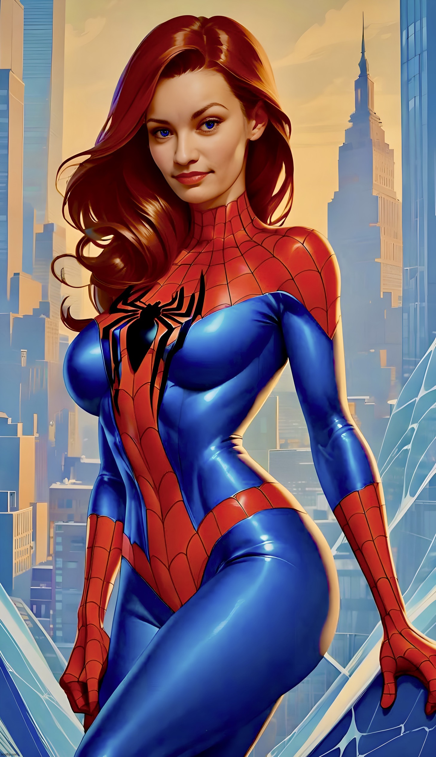 Spider-Woman | image tagged in spider-woman,spiderman,memes,superhero,new york city | made w/ Imgflip meme maker