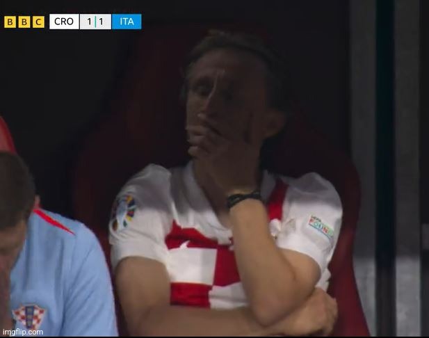 Modric sad | image tagged in modric sad | made w/ Imgflip meme maker