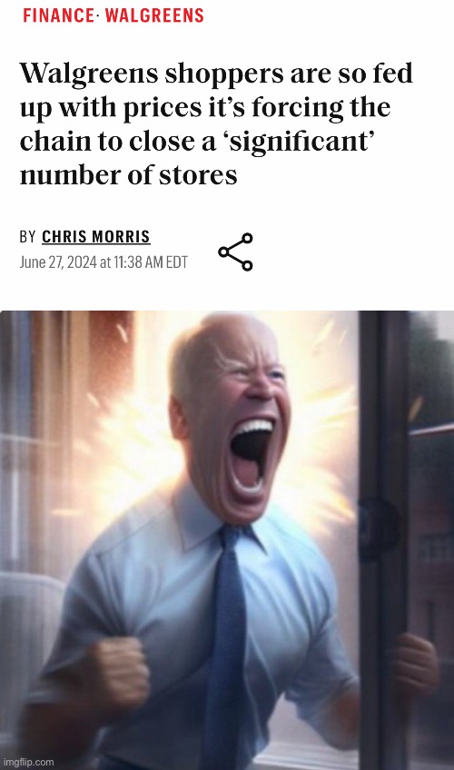 FUCK WALGREENS | image tagged in biden lets go | made w/ Imgflip meme maker