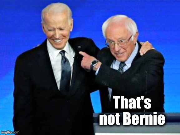 Biden Berning | That's not Bernie | image tagged in biden berning | made w/ Imgflip meme maker