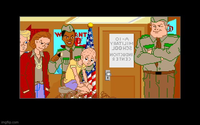 Bald head military school | image tagged in bald head military school | made w/ Imgflip meme maker