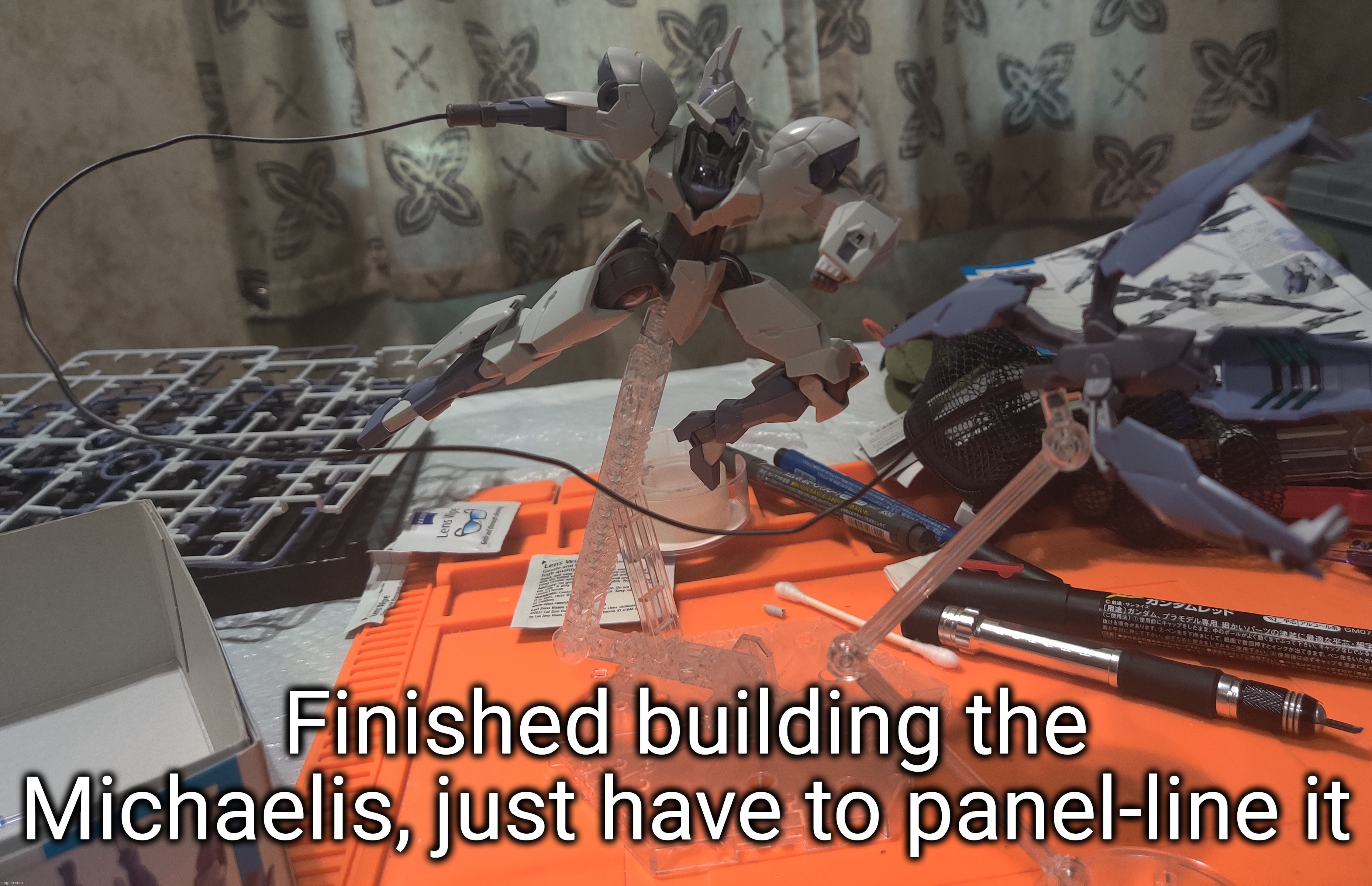 Finished building the Michaelis, just have to panel-line it | made w/ Imgflip meme maker