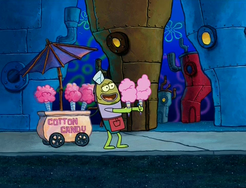 SpongeBob Cotton Candy Blank Meme Template