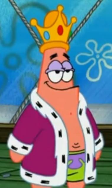 King Patrick Blank Meme Template