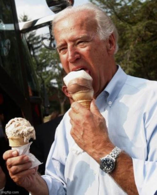 Joe Biden ice cream | image tagged in joe biden ice cream | made w/ Imgflip meme maker