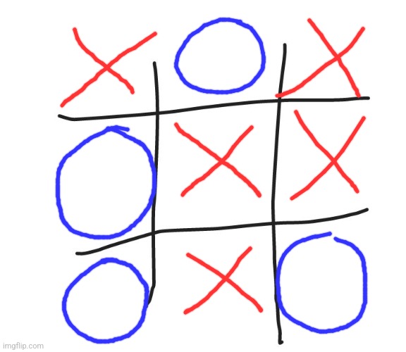 Tic tac toe | image tagged in tic tac toe | made w/ Imgflip meme maker