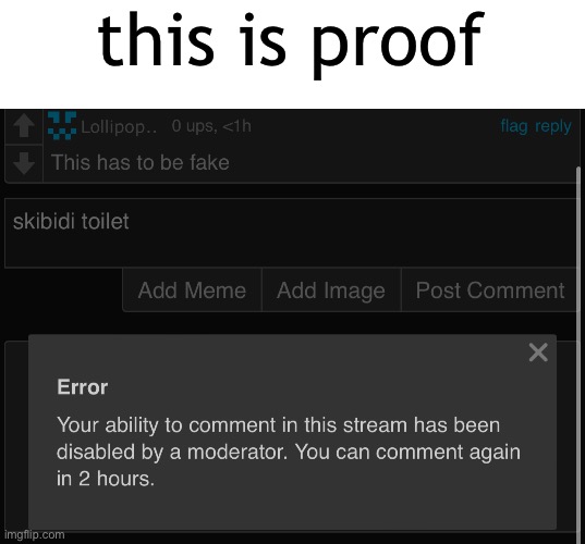 this is proof | made w/ Imgflip meme maker