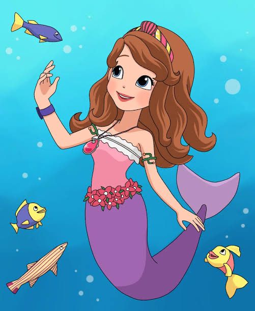 sofia mermaid Blank Meme Template
