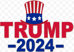 High Quality Patriotic Trump 2024 Blank Meme Template
