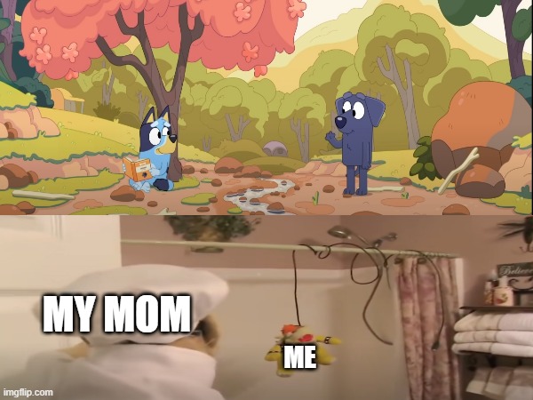 We all felt like this when we saw this episode... | MY MOM; ME | made w/ Imgflip meme maker