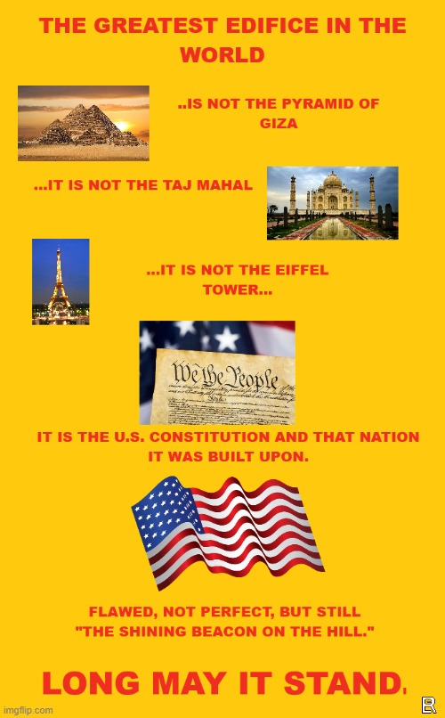 THE GREATEST EDIFICE | image tagged in united states of america | made w/ Imgflip meme maker