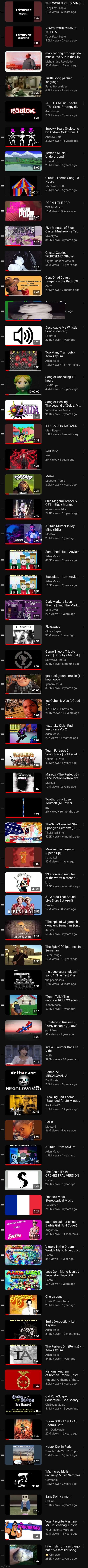 THE MOST CURSED music playlist | image tagged in l1ml4m,l1m_l4m,music,playlist | made w/ Imgflip meme maker