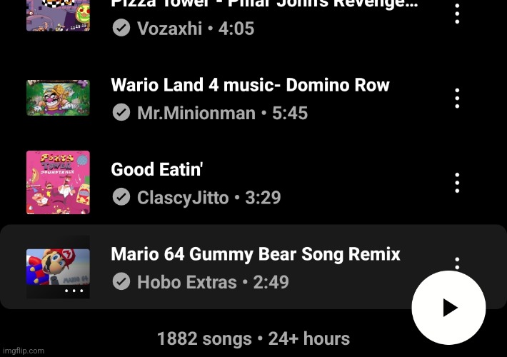 The bottom/beginning of my main playlist. | made w/ Imgflip meme maker