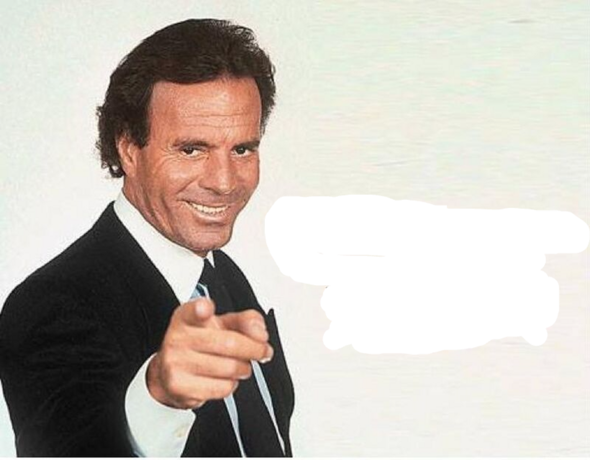 High Quality Julio iglesias y lo sabes Blank Meme Template