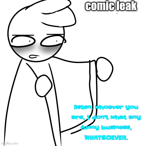 comic leak | made w/ Imgflip meme maker