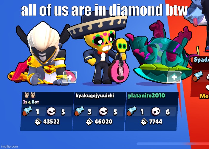 all of us are in diamond btw | made w/ Imgflip meme maker