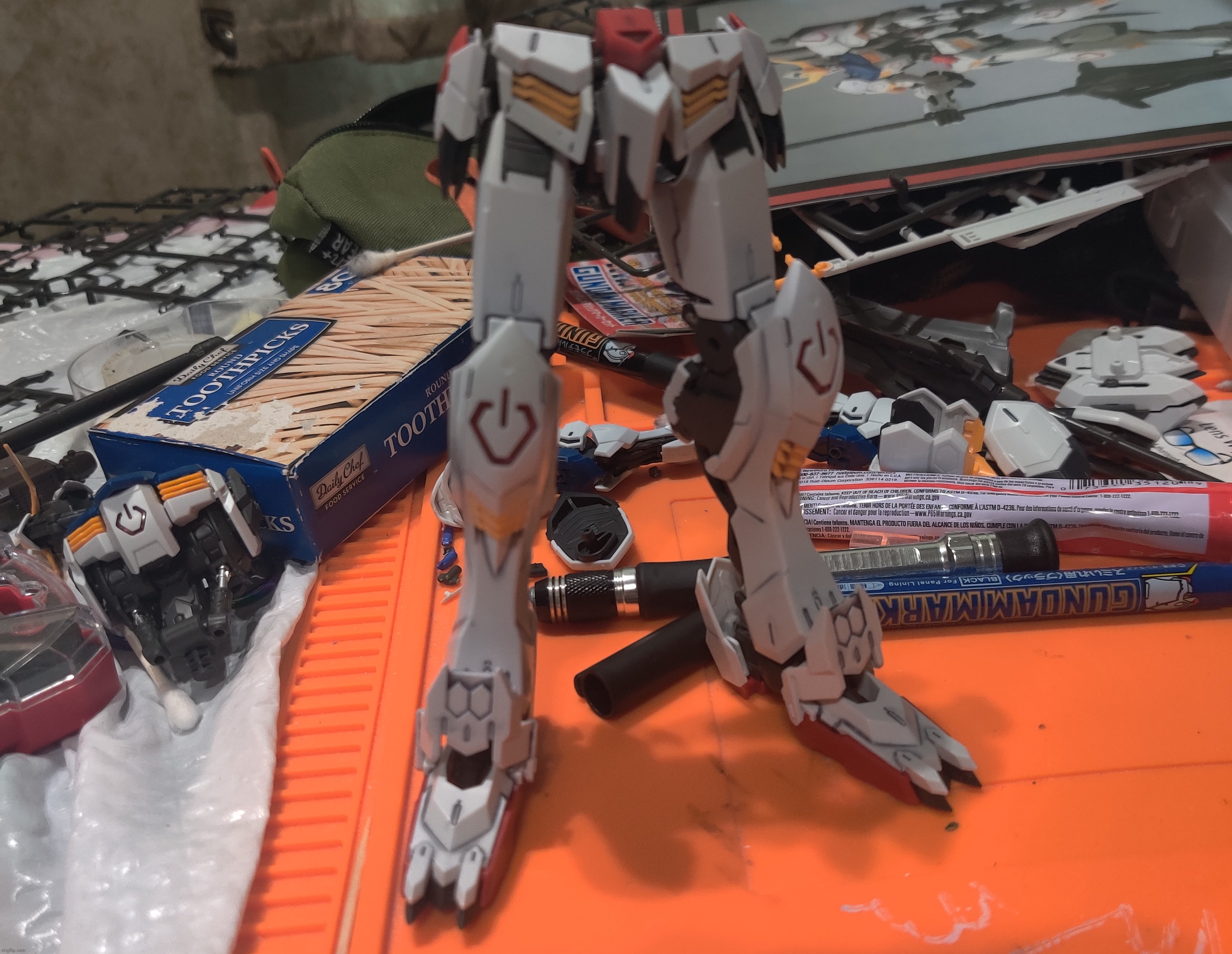 Legs. (Progress on panel-lining) | made w/ Imgflip meme maker