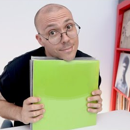 High Quality Anthony Fantano green sign Blank Meme Template