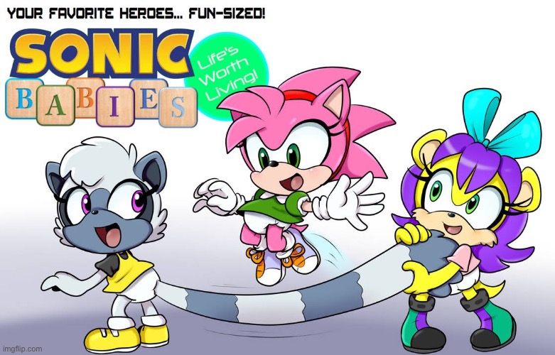 Posting every Sonic babies template until I’m banned | image tagged in sonic babies | made w/ Imgflip meme maker