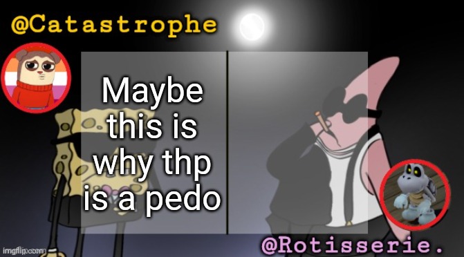 fuck is he doing right now | Maybe this is why thp is a pedo | image tagged in rotisserie and cat | made w/ Imgflip meme maker