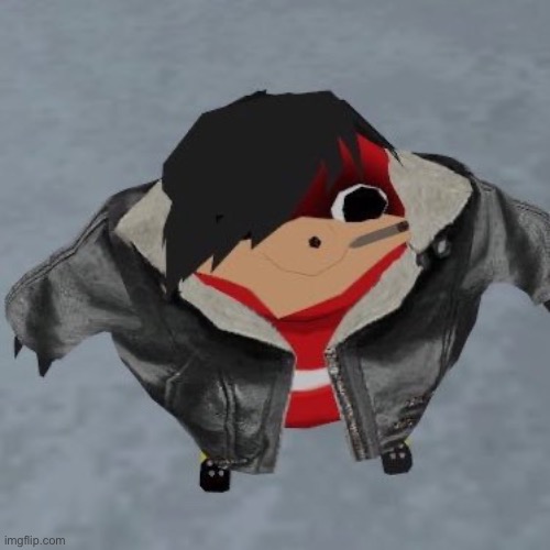 Emo Ugandan Knuckle | image tagged in emo ugandan knuckle | made w/ Imgflip meme maker