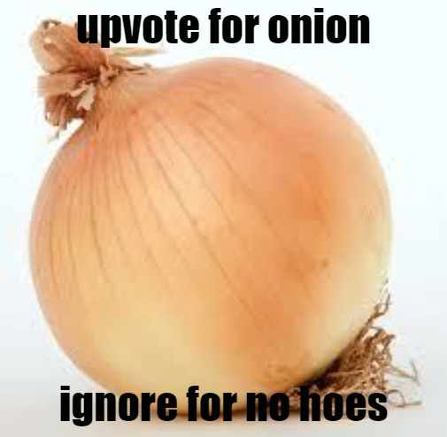 Onion | upvote for onion; ignore for no hoes | image tagged in onion | made w/ Imgflip meme maker