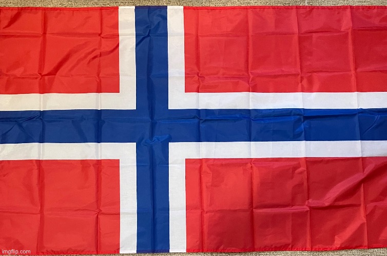 My Norway flag | image tagged in flag,europe,norway | made w/ Imgflip meme maker