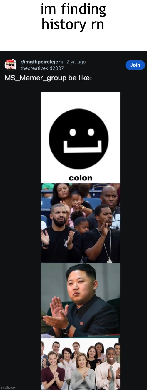 im finding history rn | made w/ Imgflip meme maker