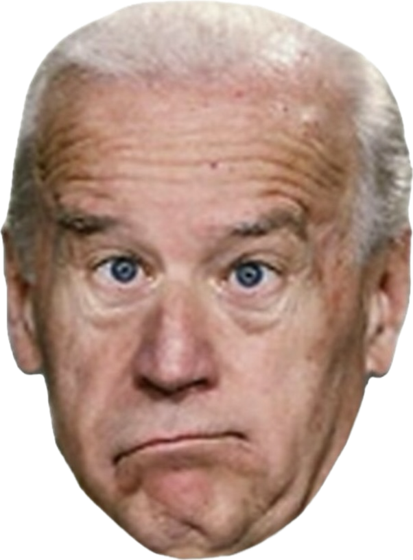 Joe Biden’s head Blank Meme Template