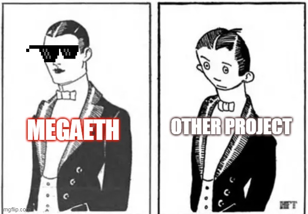 megaeth | OTHER PROJECT; MEGAETH | image tagged in megaeth | made w/ Imgflip meme maker