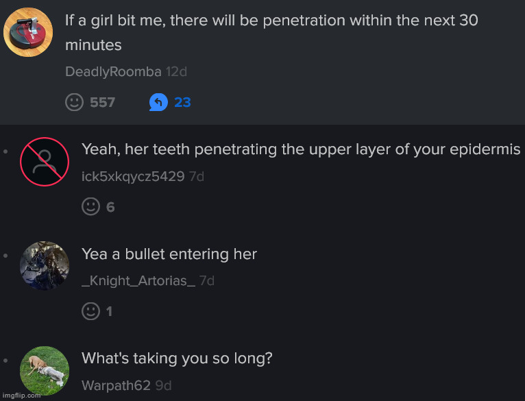 ifunny comments are something else | made w/ Imgflip meme maker