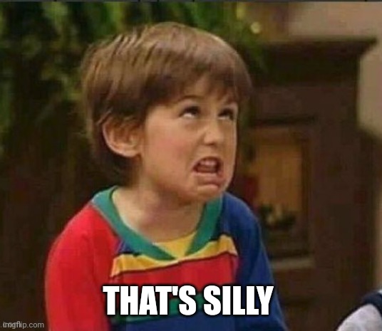 Sarcastic kid | THAT'S SILLY | image tagged in sarcastic kid | made w/ Imgflip meme maker