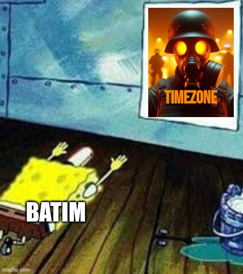 Ah yes, a man made tactical horror shooter with cartoon characters... that i made. | TIMEZONE; BATIM | image tagged in timezone,funny,satire,slander,batim,game | made w/ Imgflip meme maker
